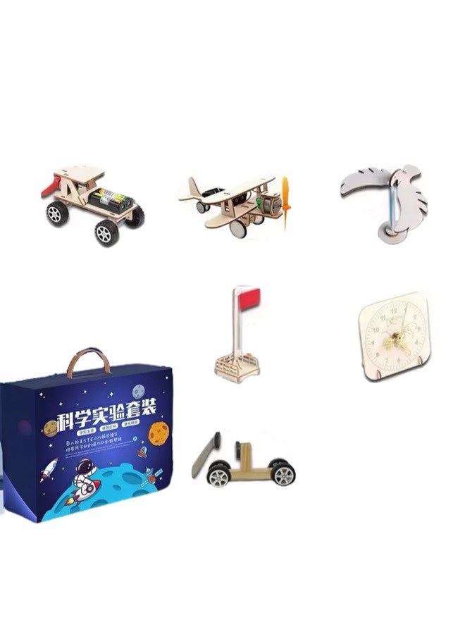 Science-themed puzzle toys, educational assembly toys for children, suitable for ages 6+, comes with gift box packaging—the perfect gift for children aged 6 and up.